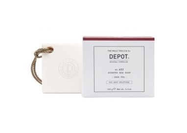 Depot No.602 Scented Bar Soap Dark Tea 100gr - sapone profumato uomo fragranza tè nero