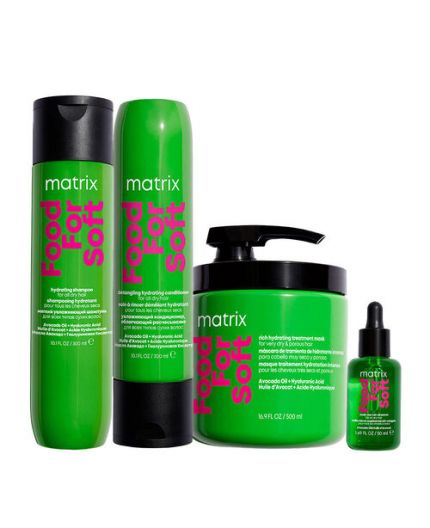 Matrix Food For Soft Shampoo 300ml Conditioner 300ml Mask 500ml Oil 50ml