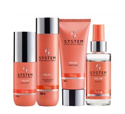 System Professional Solar Helio Spray125ml Shampoo250ml Conditioner200ml Oil100ml